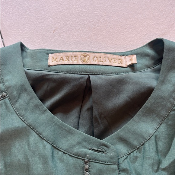 Marie Oliver emerald green dress, beautiful color!